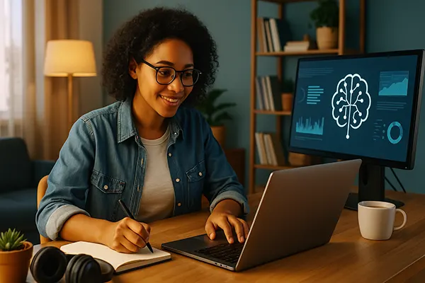 Bureau d’un freelance tech