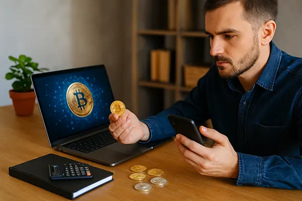 bureau blockchain moderne