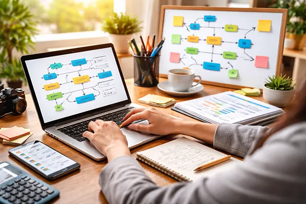 Instruction document layout