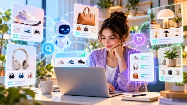 AI shopping product pages